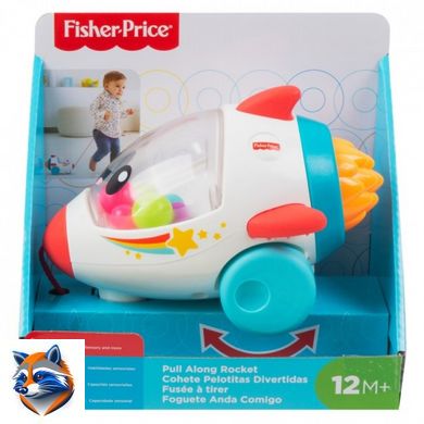 Игрушка-каталка "Веселая ракета" Fisher-Price