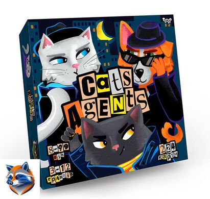 Дитяча розважальна гра "CATS AGENTS" УКР G-CA-01-01U (10) "Danko Toys"