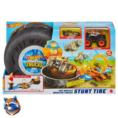 Игровой набор "Трюки в шине" серии "Monster Trucks" Hot Wheels