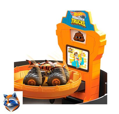 Игровой набор "Трюки в шине" серии "Monster Trucks" Hot Wheels