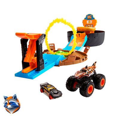 Игровой набор "Трюки в шине" серии "Monster Trucks" Hot Wheels