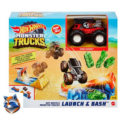 Игровой набор "Монстро-стрыбок" серии "Monster Trucks" Hot Wheels