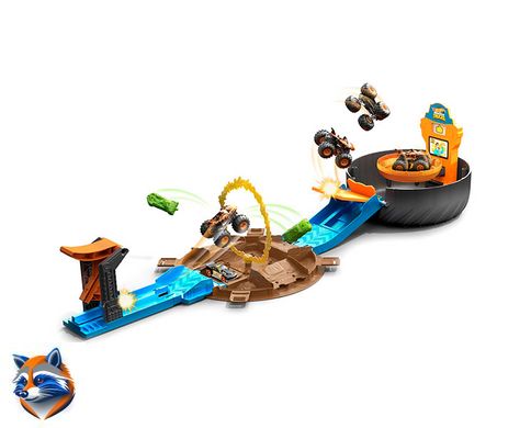 Игровой набор "Трюки в шине" серии "Monster Trucks" Hot Wheels